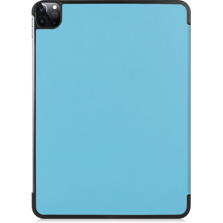 Etui Bizon Case Tab Croc do Apple iPad Pro 11 2022/2021/2020/2018, błękitne