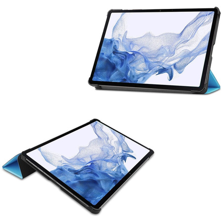 Etui Bizon Case Tab Croc do Samsung Galaxy Tab S8 / S7, błękitne