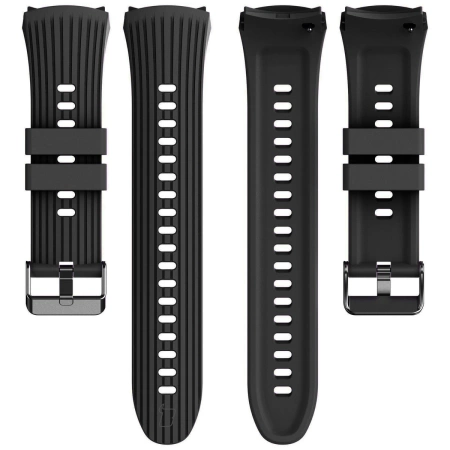 Silikonowy pasek Bizon Strap Watch Silicone T do Huawei Watch 5 46 mm, czarny