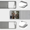 Pancerne etui Bizon Case Tur do Galaxy Z Flip7 FE / Z Flip6, jasnoszare