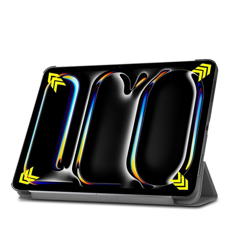 Etui Bizon Case Tab Croc do iPad Pro 13" 2025 / 2024, szare