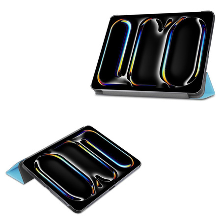 Etui Bizon Case Tab Croc do iPad Pro 11" 2025 / 2024, błęktine