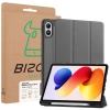 Etui z klapką Bizon Case Tab Lizard do Xiaomi Redmi Pad 2 Pro, szare