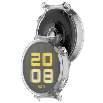 Etui Bizon Case Watch Felipe do Huawei Watch GT 5 Pro 42 mm, przeźroczyste
