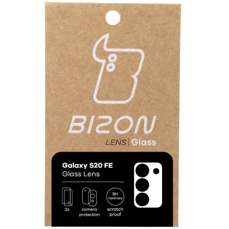 Szkło na aparat Bizon Glass Silk Lens dla Galaxy S20 FE, 2 sztuki