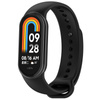 Silikonowy pasek Bizon Strap Watch Silicone do Xiaomi Smart Band 9 / 9 NFC / 8, czarny