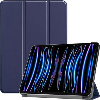 Etui Bizon Case Tab Croc do iPad Pro 11 2022/2021/2020/2018, granatowe