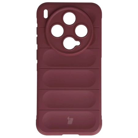 Pancerne etui Bizon Case Tur do Vivo X300, burgundowe