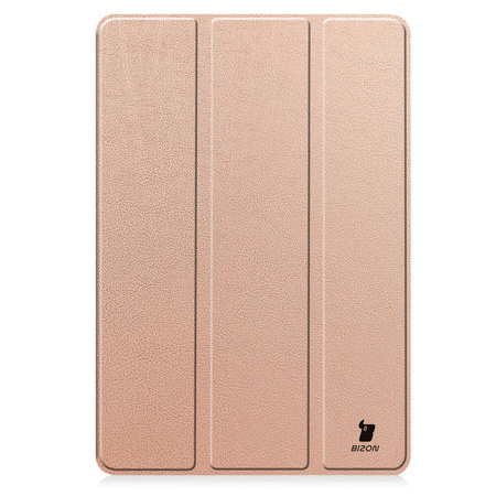 Etui Bizon Case Tab Lizard do Galaxy Tab A9 Plus, różowozłote
