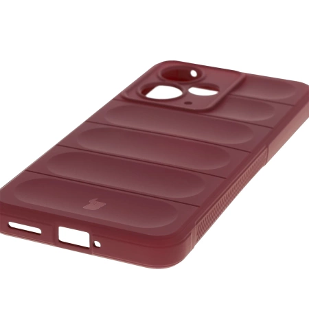 Pancerne etui Bizon Case Tur do Realme 14T 5G, burgundowe
