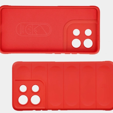 Pancerne etui Bizon Case Tur do Motorola Moto G86 5G, czerwone