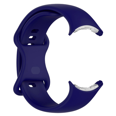 Silikonowy pasek Bizon Strap Watch Silicone S do Google Pixel Watch 3 (45mm), szafirowy