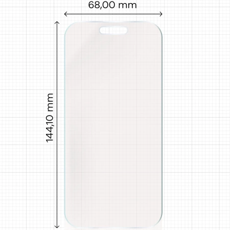 Folia matowa Bizon Glass Film Sun do iPhone 15, 1 sztuka