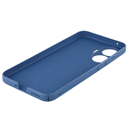 Etui Bizon Case Łupka do Xiaomi POCO F7, niebieskie