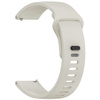 Pasek silikonowy do smartwatcha, Bizon Strap Watch Silicone Pro H, Quick Release 22 mm, szary