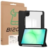 Etui z klapką Bizon Case Tab Clear Matt do Galaxy Tab A11 / A9, czarne