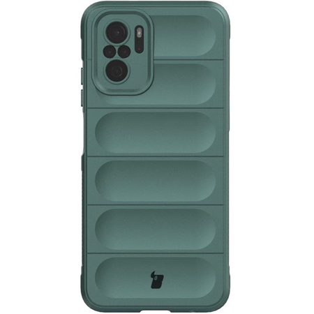 Pancerne etui Bizon Case Tur do Xiaomi Poco M5s / Xiaomi Redmi Note 10 / 10s, ciemnozielone