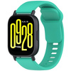 Pasek silikonowy do smartwatcha, Bizon Strap Watch Silicone Pro H, Quick Release 22 mm, miętowy