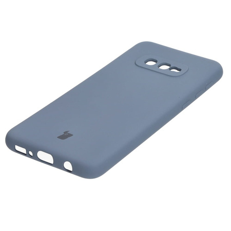 Etui Bizon Case Silicone do Galaxy S10e, szare