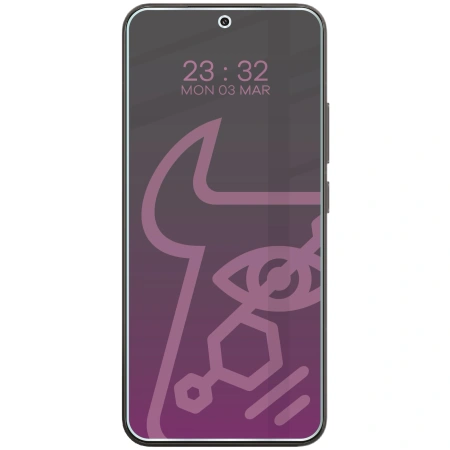 Prywatyzujące szkło hybrydowe Bizon Glass Mule Shadow do Xiaomi 15, matowe