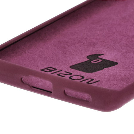 Silikonowe etui Bizon Soft Case do Tecno Spark 20 Pro+, ciemnofioletowe