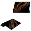 Etui Bizon Case Tab Croc do Galaxy Tab S10 Ultra / S9 Ultra, ciemnozielone