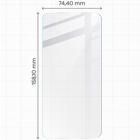 Elastyczne szkło hybrydowe Bizon Glass Mule do Galaxy A55 5G