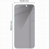 Prywatyzujące szkło hartowane Bizon Glass Clear Shadow do iPhone 17 Pro Max, przyciemniane