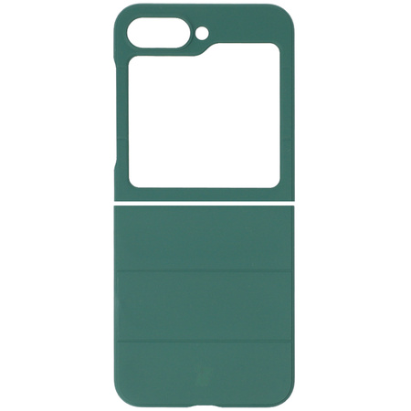 Pancerne etui Bizon Case Tur do Galaxy Z Flip7 FE / Z Flip6, ciemnozielone