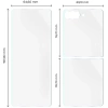 Folia hydrożelowa na tył i przód Bizon Glass Hydrogel Set, Galaxy Z Flip7 FE / Z Flip6