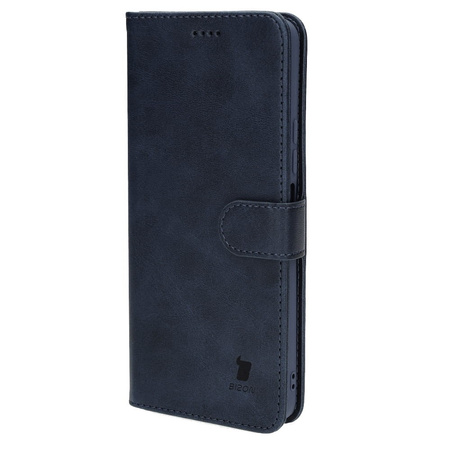 Etui Bizon Case Wallet do Xiaomi Poco F4, granatowe