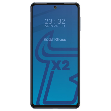 2x Szkło + szybka na aparat Bizon Edge Pack do Galaxy M53 5G
