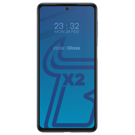 Szkło hartowane Bizon Glass Edge - 2 sztuki + ochrona na obiektyw, Galaxy M53 5G