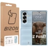 Pancerne etui Bizon Case Tur do Galaxy Z Fold7, błękitne