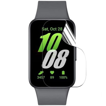 Folia hydrożelowa na ekran Bizon Glass Watch Hydrogel Duo do Galaxy Fit 3, 2 sztuki