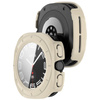 Etui ze szkłem do zegarka Bizon Case+Glass Watch do Galaxy Watch Ultra 2 / 1, beżowe