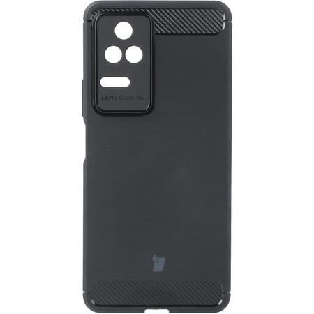 Etui Bizon Case Carbon TPU do Xiaomi Poco F4, czarne