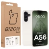 Etui z recyklingu Bizon Case ReLeaf do Galaxy A56 5G, białe