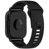 Pasek silikonowy do smartwatcha, Bizon Strap Watch Silicone Pro H, Quick Release 22 mm, czarny