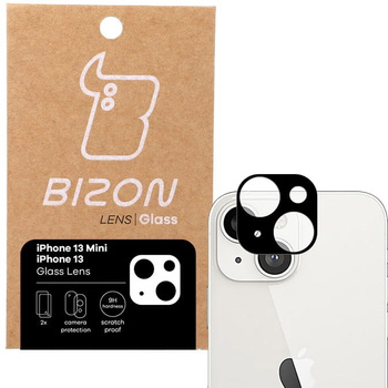 Szkło na aparat Bizon Glass Silk Lens dla iPhone 13 / 13 Mini, 2 sztuki