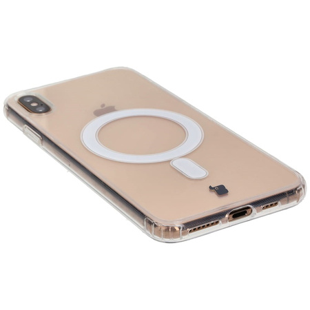 Etui Bizon Case Pure Magnetic do iPhone XS Max, przezroczyste