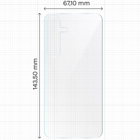 Folia hydrożelowa na tył Bizon Glass Hydrogel Back Duo, Galaxy S24, 2 sztuki