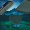 Etui Bizon Case Łupka do iPhone 16 Pro, zielone