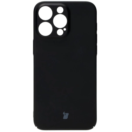 Etui Bizon Case Łupka do iPhone 15 Pro Max, czarne