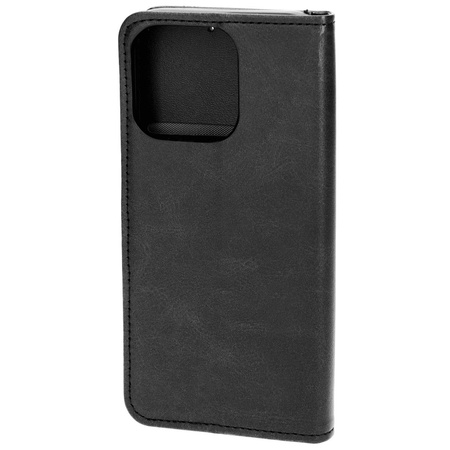 Etui z klapką Bizon Case Pocket Pro do iPhone 15 Pro, czarne