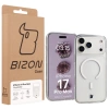 Etui z pierścieniem magnetycznym Bizon Case CrystalO do iPhone 17 Pro Max, przezroczyste