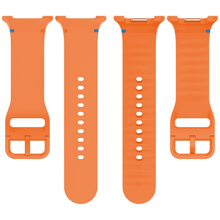 Silikonowy pasek Bizon Strap Watch Silicone G do Galaxy Watch 8 / 8 Classic, pomarańczowy