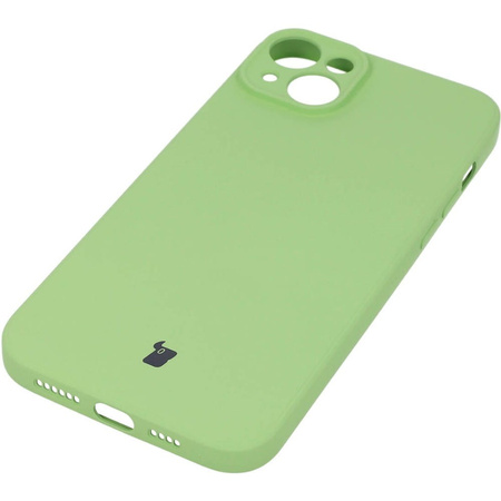 Etui Bizon Case Silicone do iPhone 14 Plus, jasnozielone