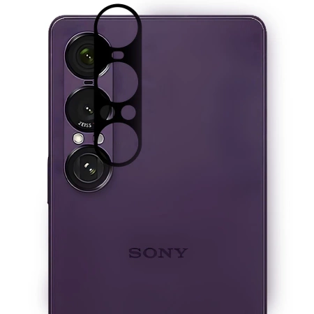 Etui + 2x szkło hartowane + szkiełko na obiektyw Bizon Case Clear Pack do Sony Xperia 1 VII