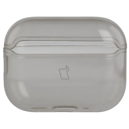 Elastyczne etui z karabińczykiem Bizon Case Headphone Clear do AirPods Pro 3, przeźroczysto-czarne